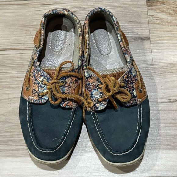 Sperry Top Sider Floral Boat Shoes Women’s 7 - Picture 2 of 5
